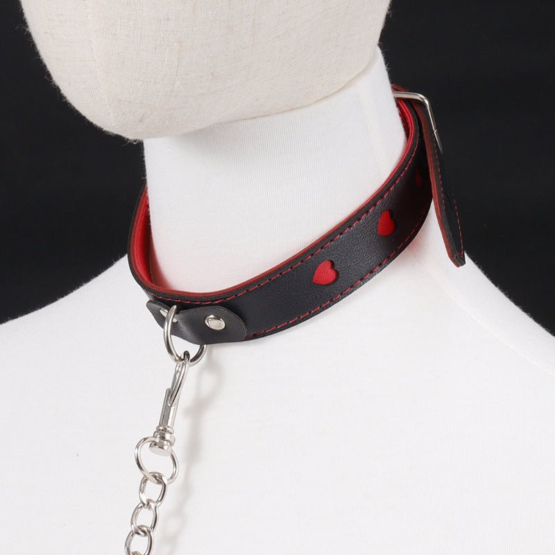 Heart Bondage Collar - Lovetoys wholesales shop