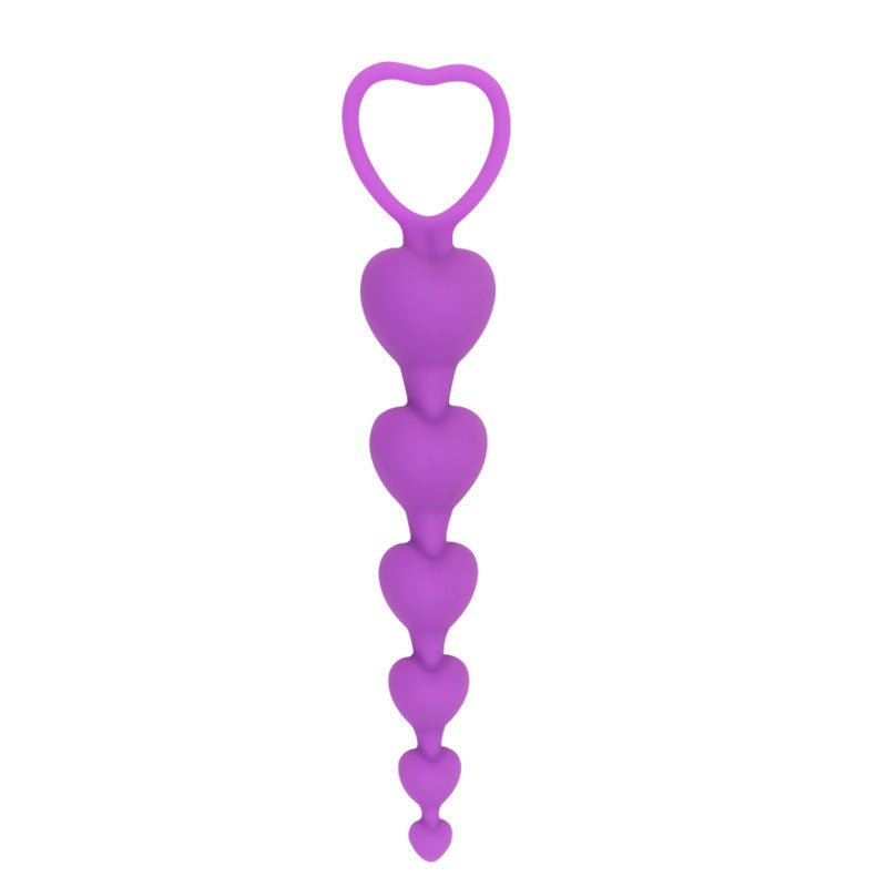 Heart Pull Ring Anal Beads - Lovetoys wholesales shop