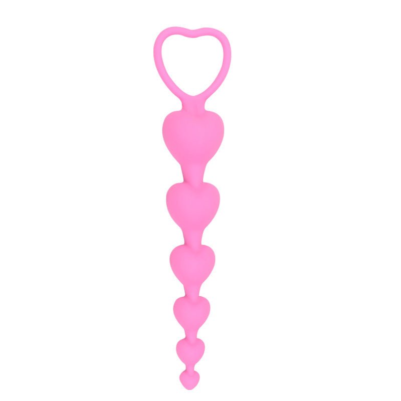 Heart Pull Ring Anal Beads - Lovetoys wholesales shop