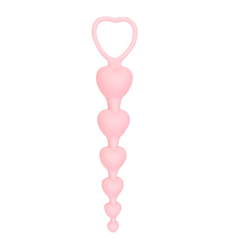 Heart Pull Ring Anal Beads - Lovetoys wholesales shop