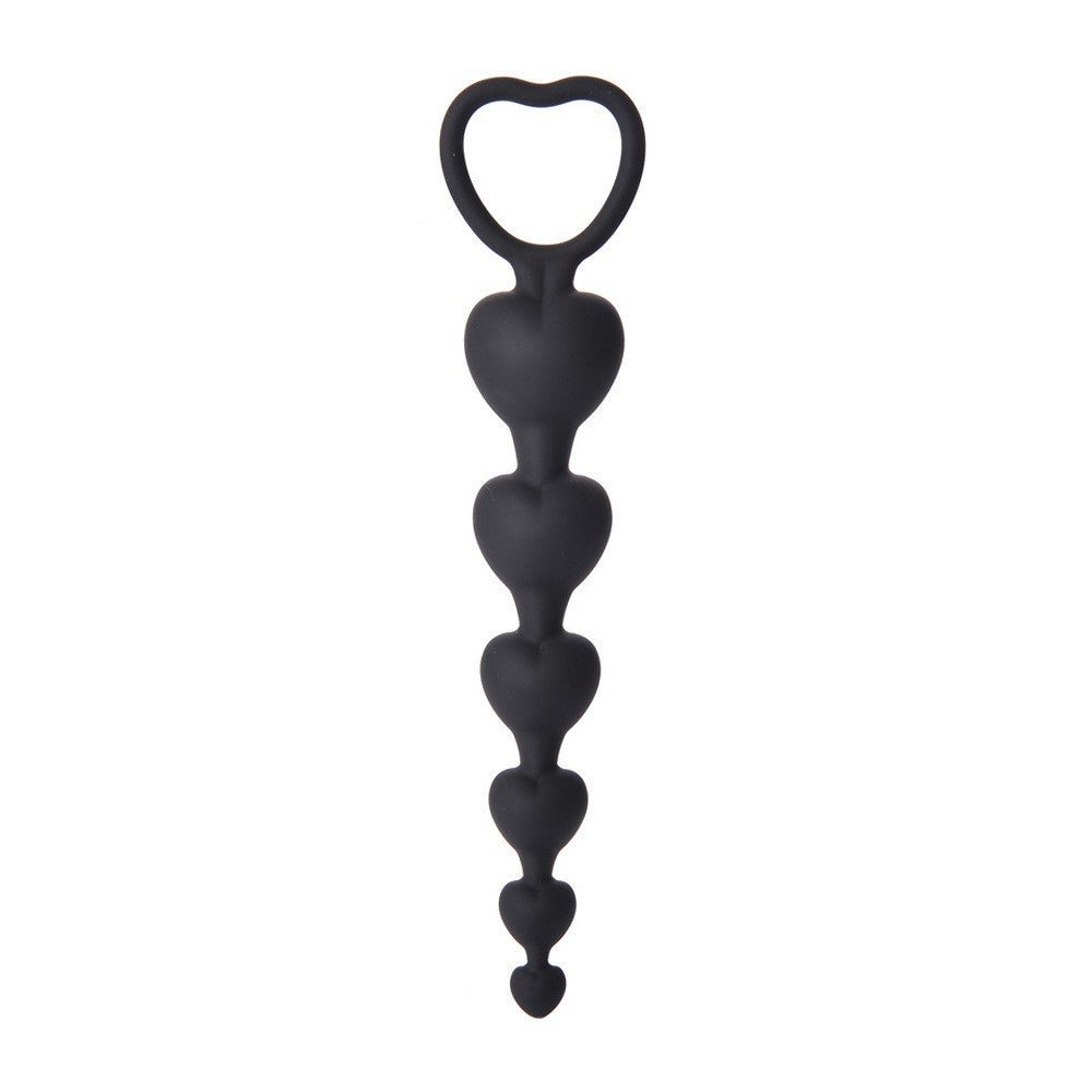 Heart Pull Ring Anal Beads - Lovetoys wholesales shop