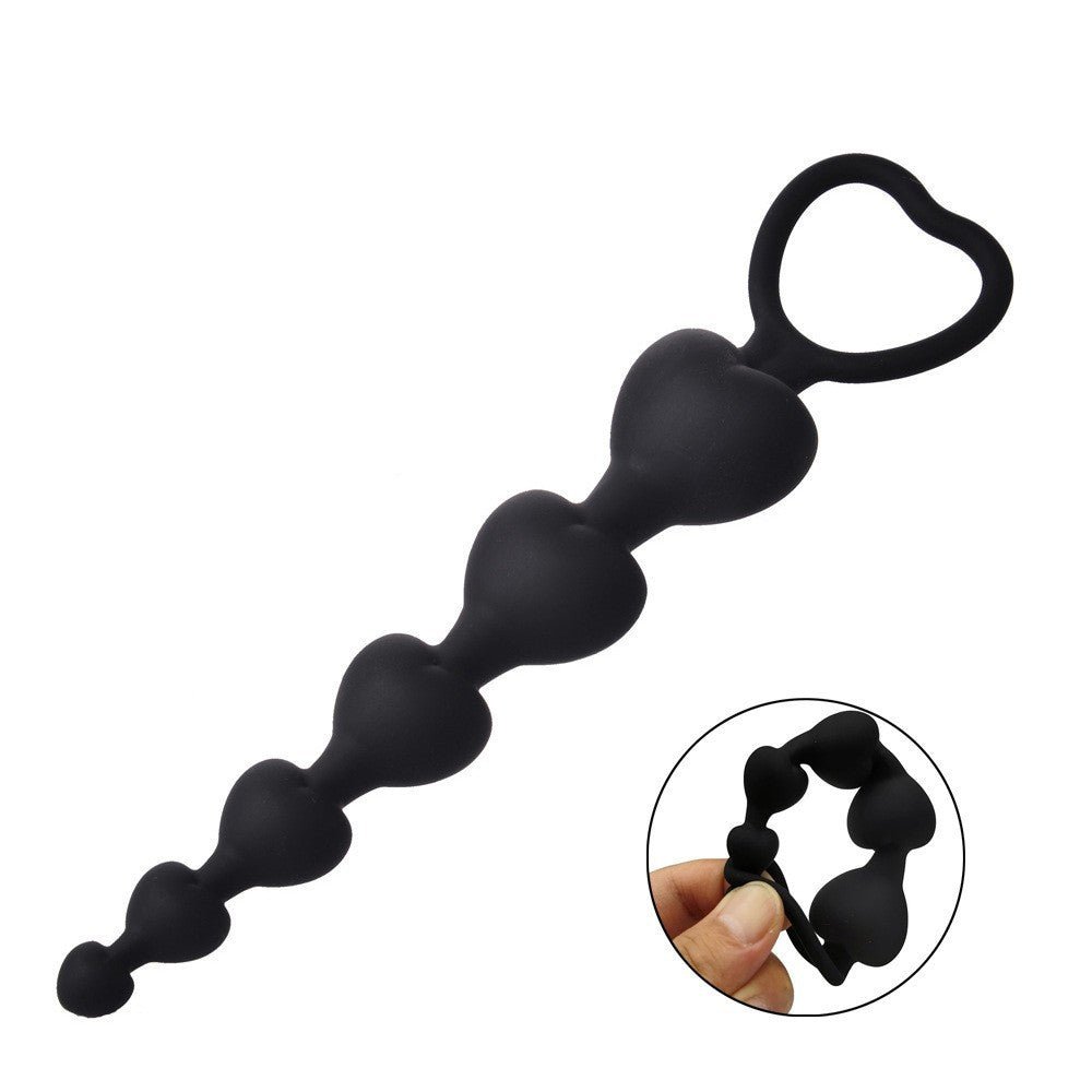 Heart Pull Ring Anal Beads - Lovetoys wholesales shop