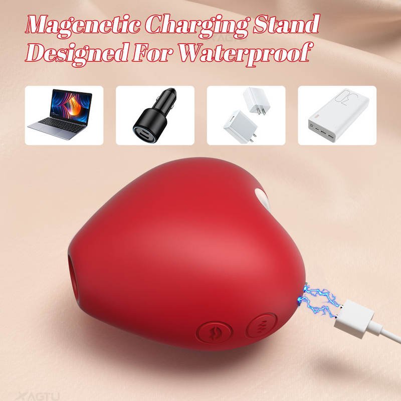 Heart Shape Flirting Female Products Masturbation Apparatus Fast Orgasm Vibrator - Lovetoys wholesales shop