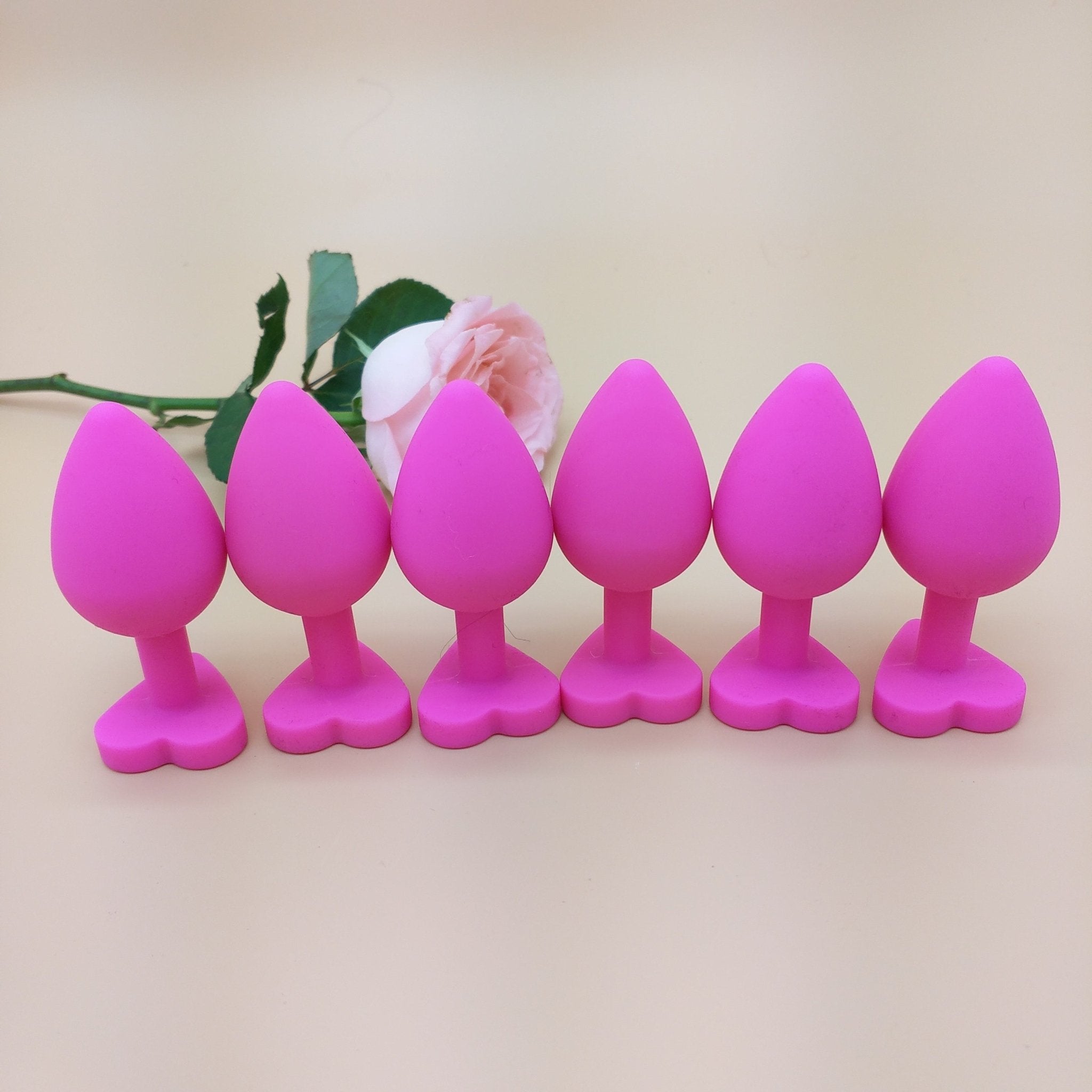 Heart Silicone Anal Plug - Lovetoys wholesales shop