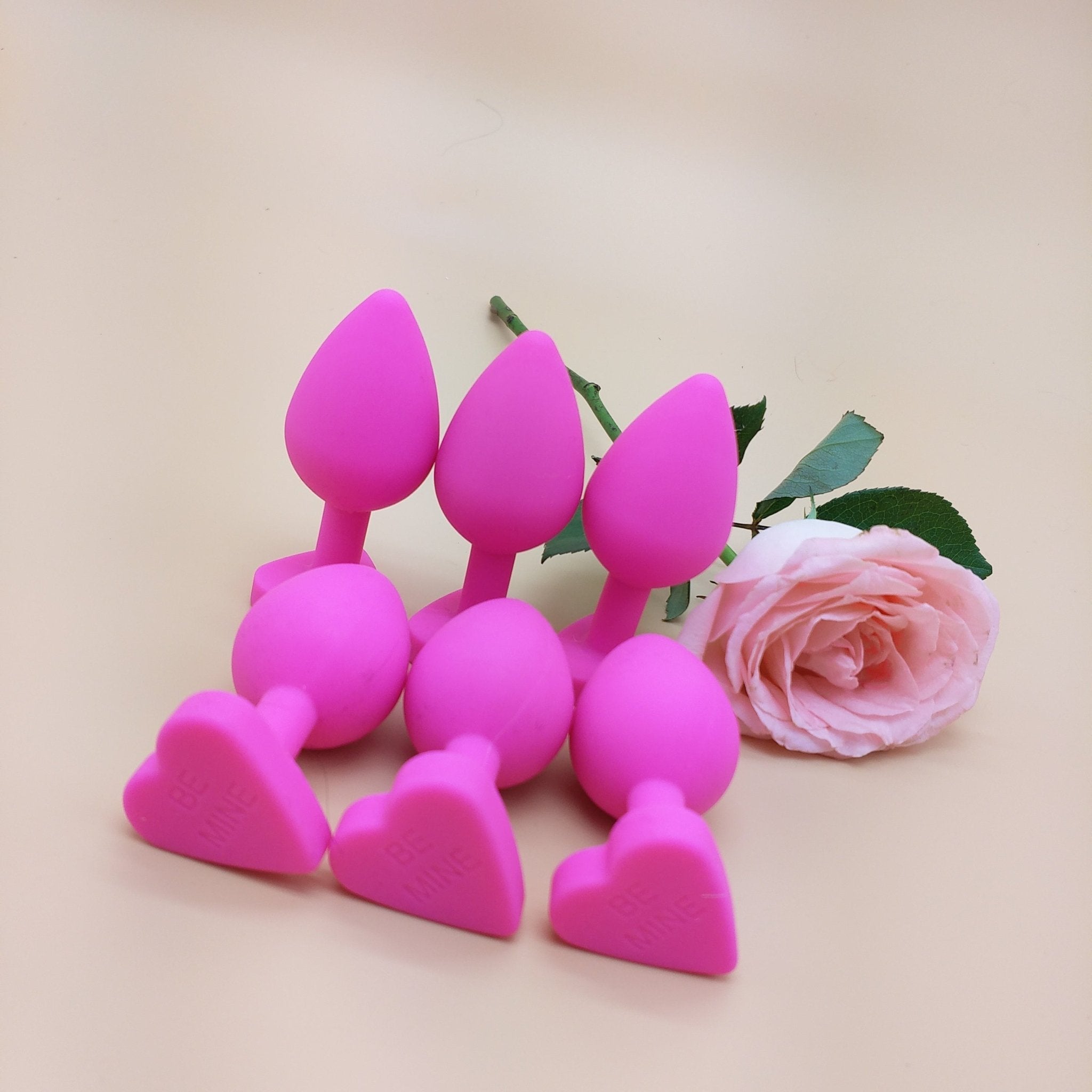 Heart Silicone Anal Plug - Lovetoys wholesales shop