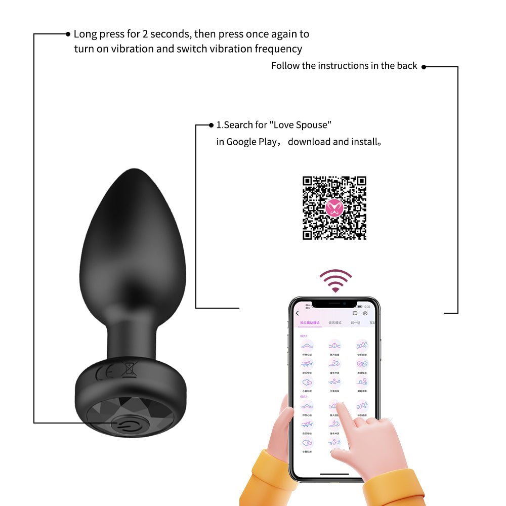 High Quality APP Smart Wireless Butt Plug - Lovetoys wholesales shop