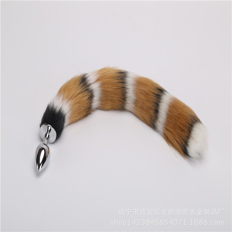Interphase Fox Tail Metal Butt Plug - Lovetoys wholesales shop