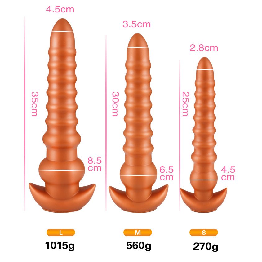 King Kong Soft Silicone Anal Beads - Lovetoys wholesales shop