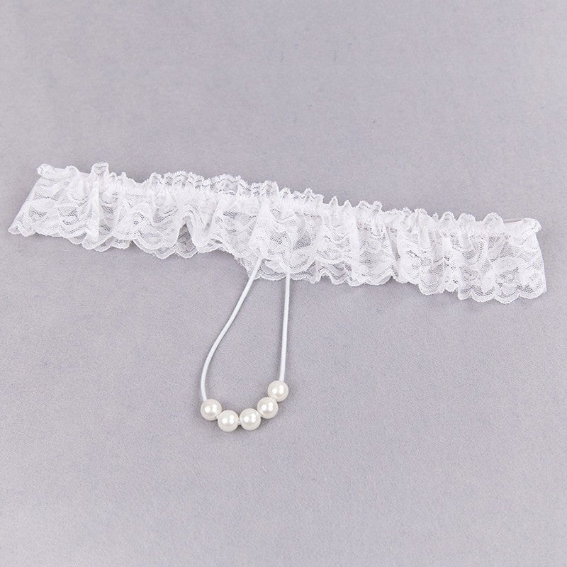 Lace Pearl Female Sexy Pantie - Lovetoys wholesales shop
