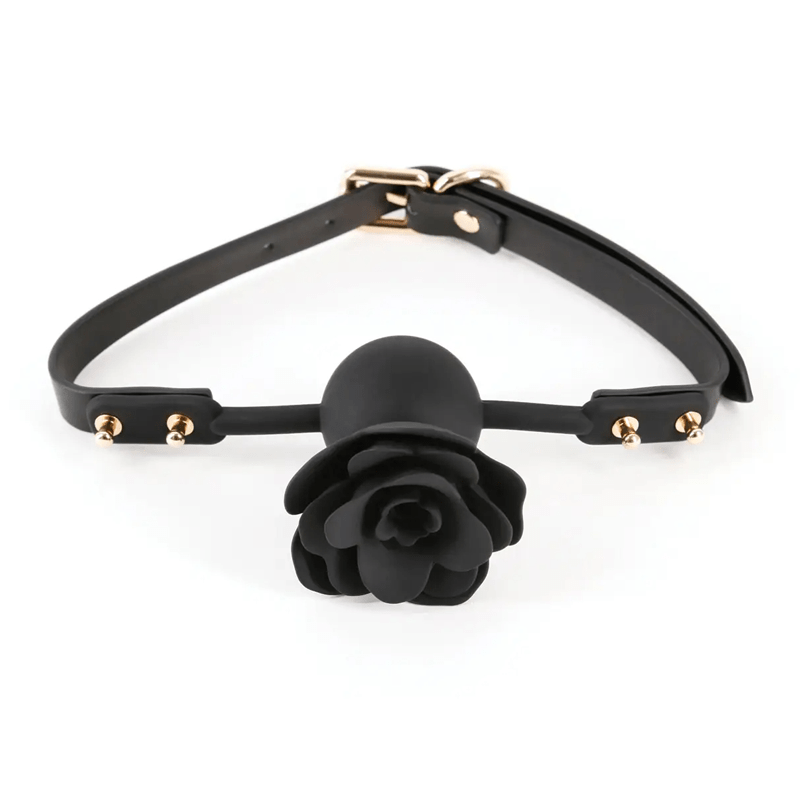Ladies Sex Toys Adjustable Silicone Breathable Rose Mouth Ball Gag BDSM Bondage - Lovetoys wholesales shop
