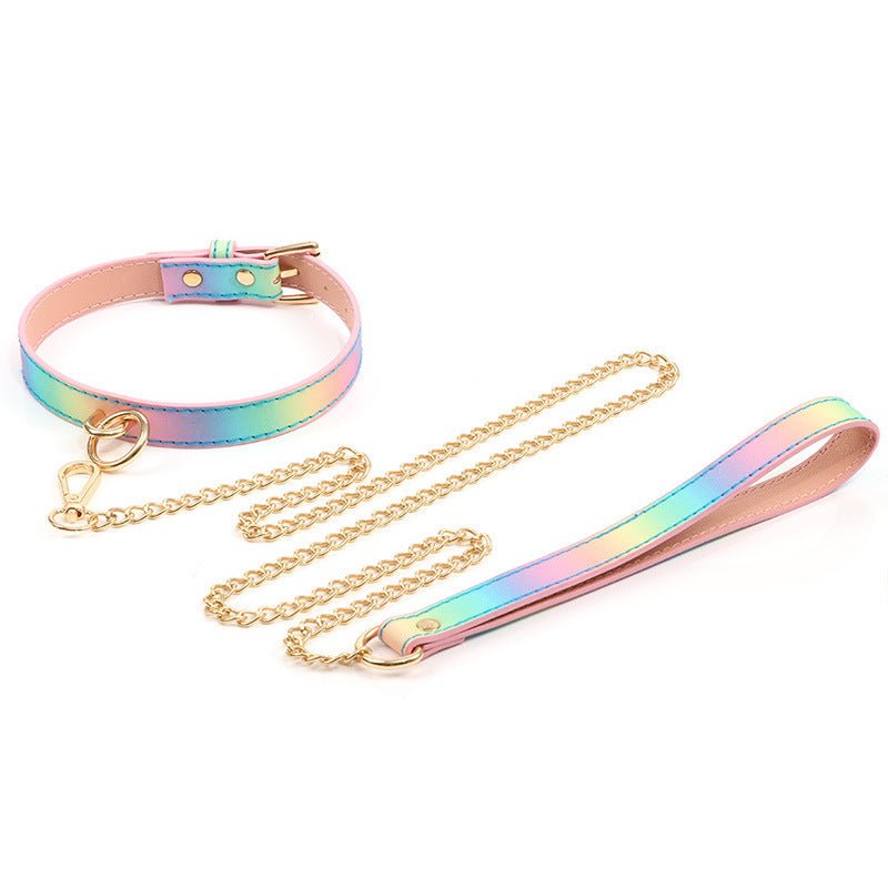 Laser Color BDSM Neck Collar - Lovetoys wholesales shop