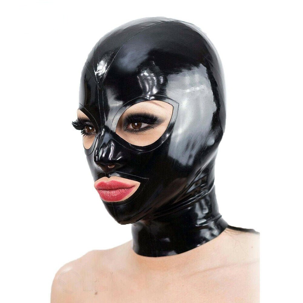 Latex Hood Open Eyes And Mouth - Lovetoys wholesales shop