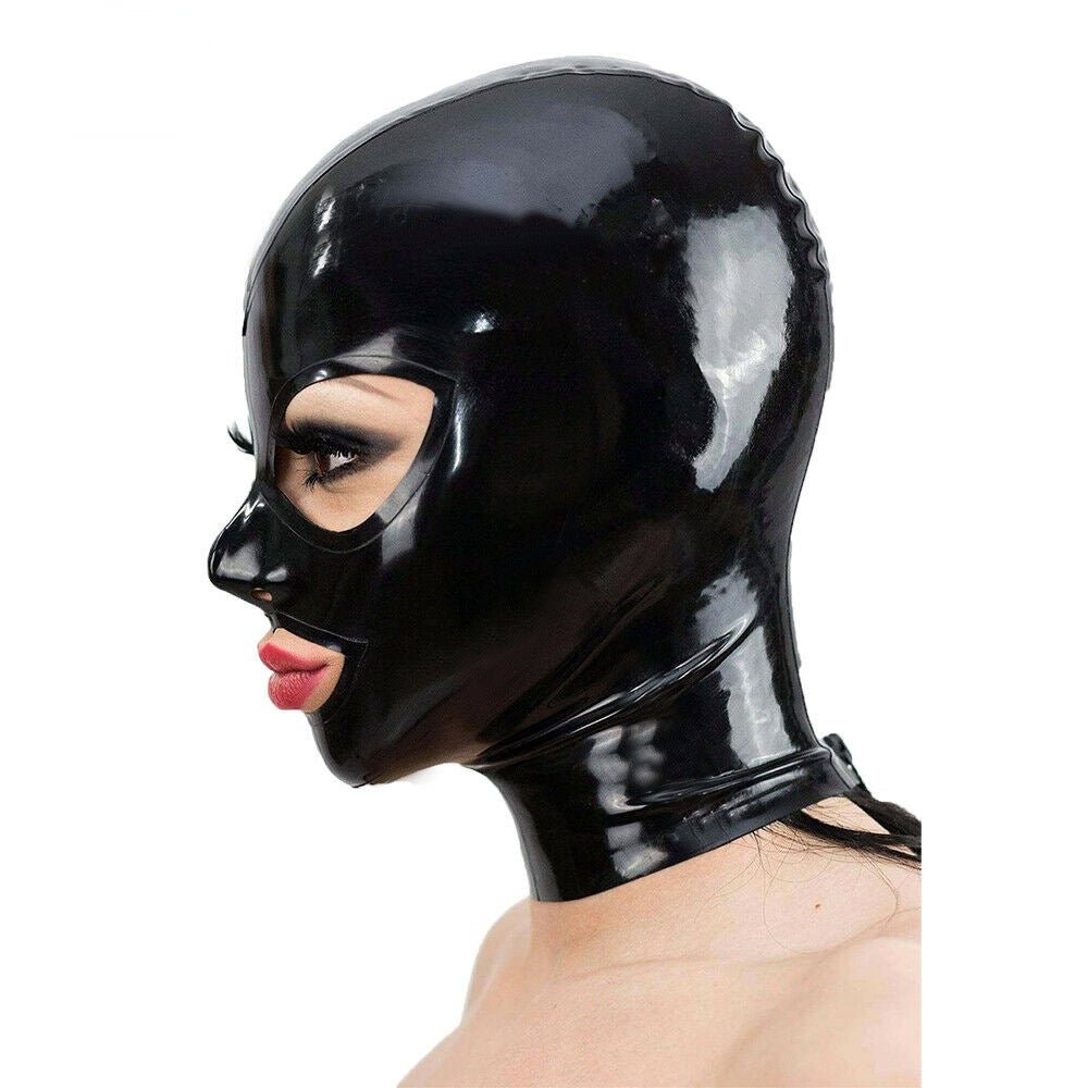 Latex Hood Open Eyes And Mouth - Lovetoys wholesales shop