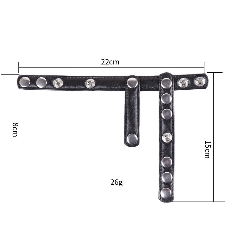 Leather Cock Ring & Ball Divider - Lovetoys wholesales shop