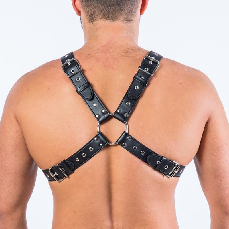 Leather Harness with Stud Detailing - Lovetoys wholesales shop
