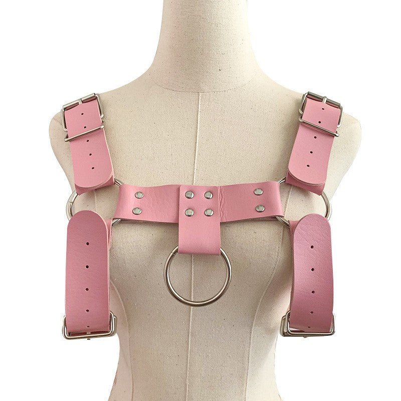 Leather Upper Male Body Harness - Lovetoys wholesales shop