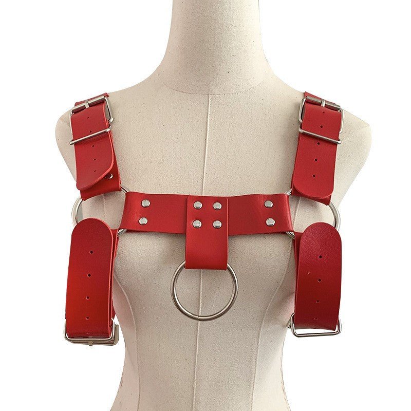 Leather Upper Male Body Harness - Lovetoys wholesales shop