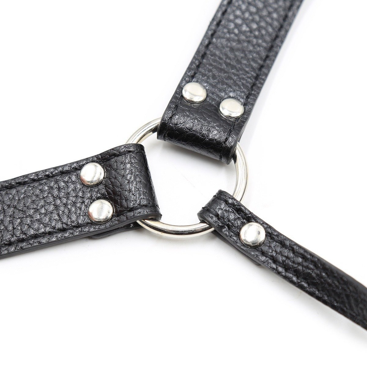 Lichee Pattern Strap on With Cock Ring And Plug Hole - Lovetoys wholesales shop