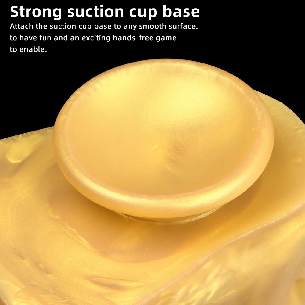 Lifelike 9.9"/25 cm Realistic Dildo - Golden - Lovetoys wholesales shop