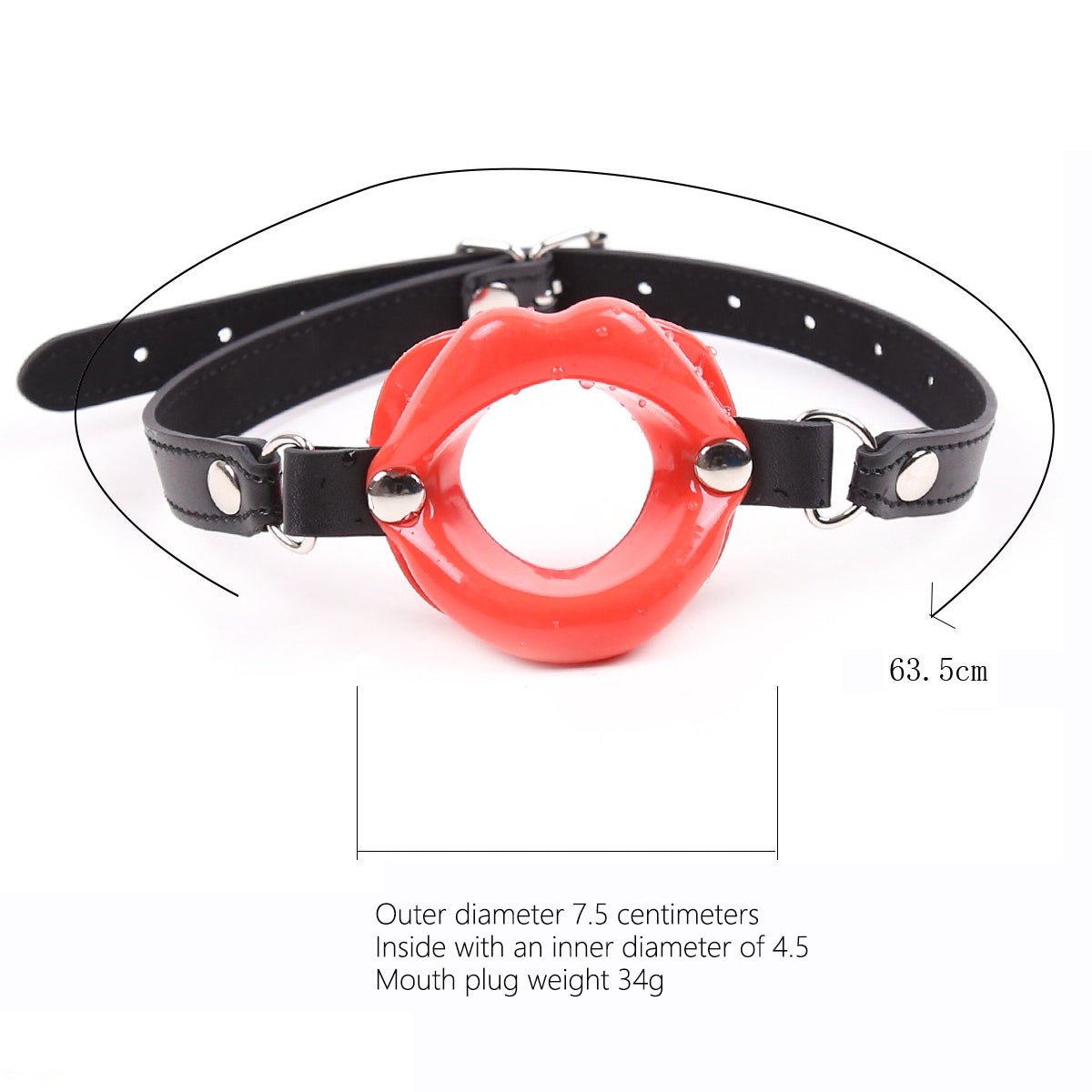 Lips Open Mouth Gag Bondage - Lovetoys wholesales shop