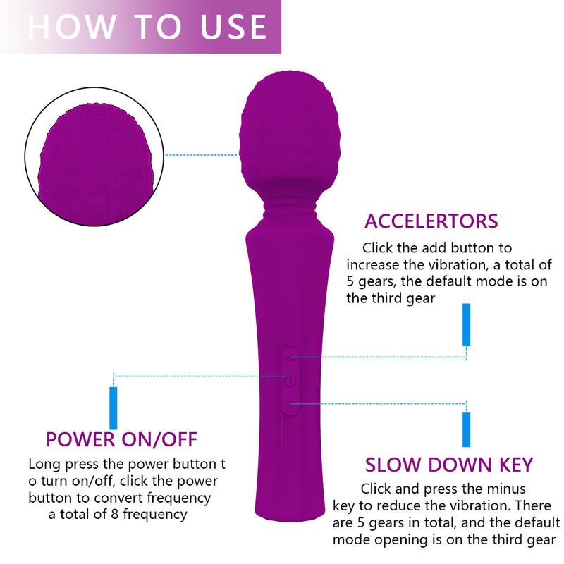 Magic Sex Toys for Women Masturbator Wand Vibrations - Lovetoys wholesales shop
