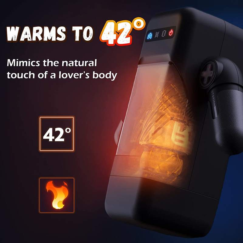 Male Masturbators Cup 10 Thrusting Vibration Modes Automatic Stroker Adult Sex Toys - Lovetoys wholesales shop