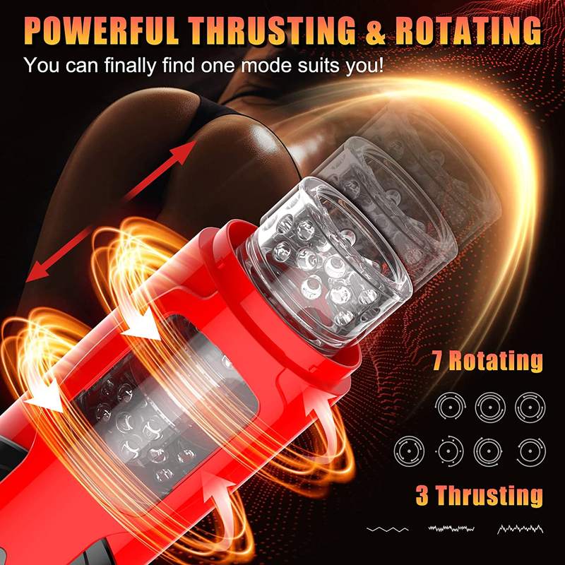 Male Sex Toy Deep Throat Mouth Electric Version Masturbator Cup - Lovetoys wholesales shop