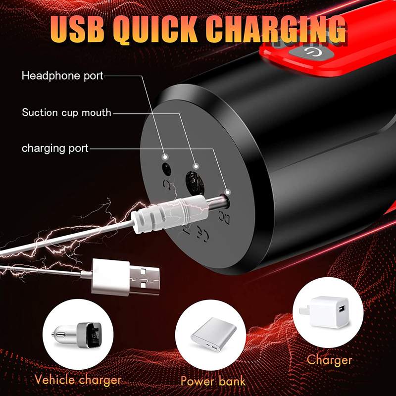 Male Sex Toy Deep Throat Mouth Electric Version Masturbator Cup - Lovetoys wholesales shop