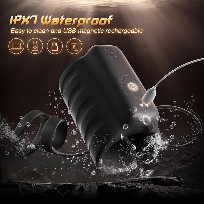 Male Silicone Aircraft Vibrator Masturbation Cup Training Stimulator Male Sex Toys - Lovetoys wholesales shop