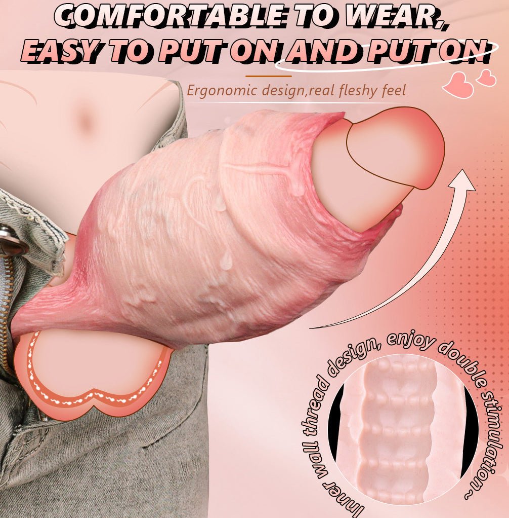man sex toys simulation open penis sleeve - Lovetoys wholesales shop
