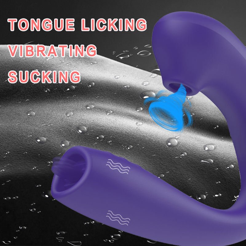 Masturbator Clitoral Massager G - Spot Stimulator Sex Toy Licking Tongue Vibrator - Lovetoys wholesales shop