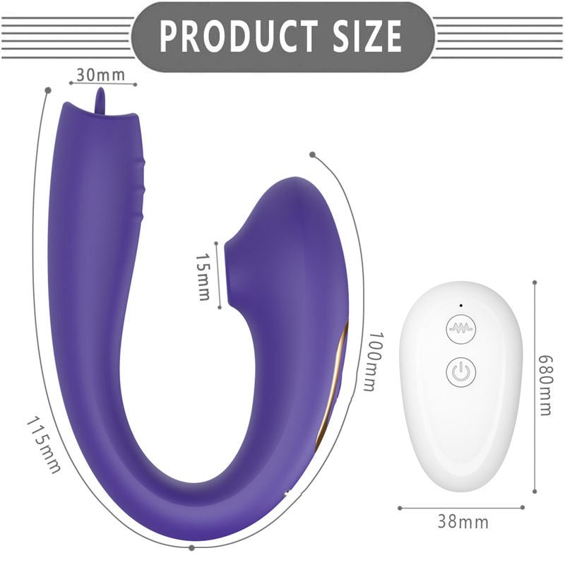 Masturbator Clitoral Massager G - Spot Stimulator Sex Toy Licking Tongue Vibrator - Lovetoys wholesales shop