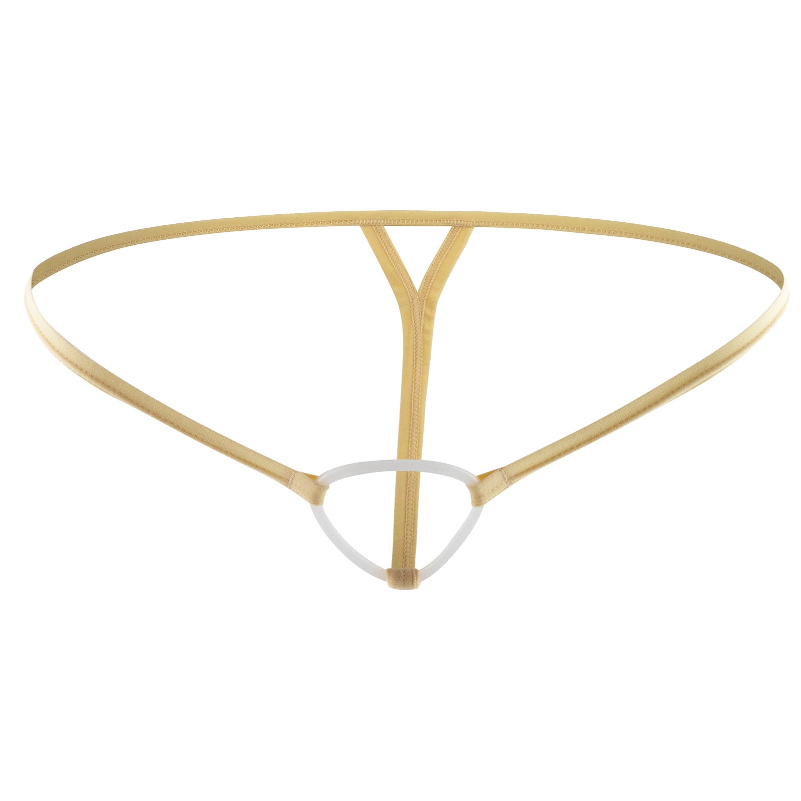 Men Thin Strap T - back With Silicone Ring - Lovetoys wholesales shop