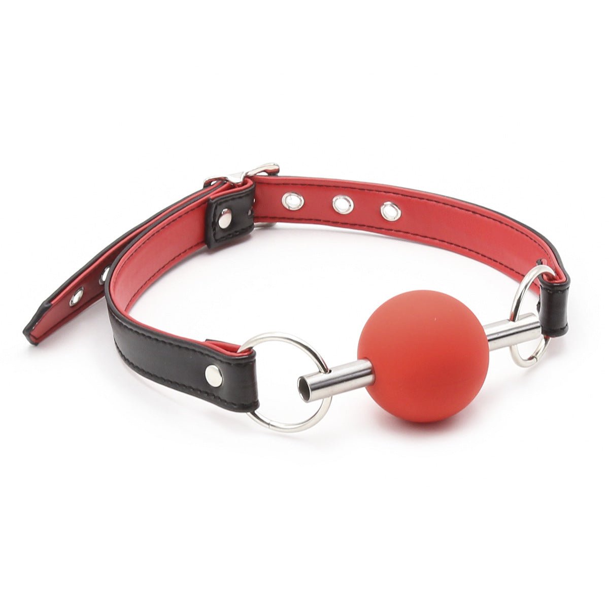 Metal Bar Silicone Ball Gag - Lovetoys wholesales shop