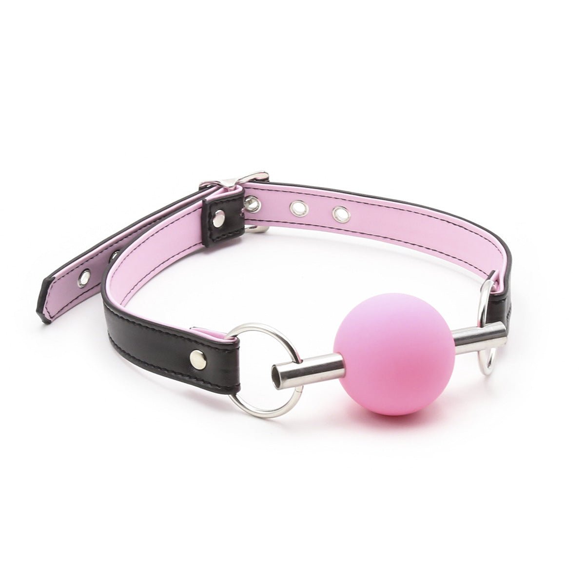 Metal Bar Silicone Ball Gag - Lovetoys wholesales shop