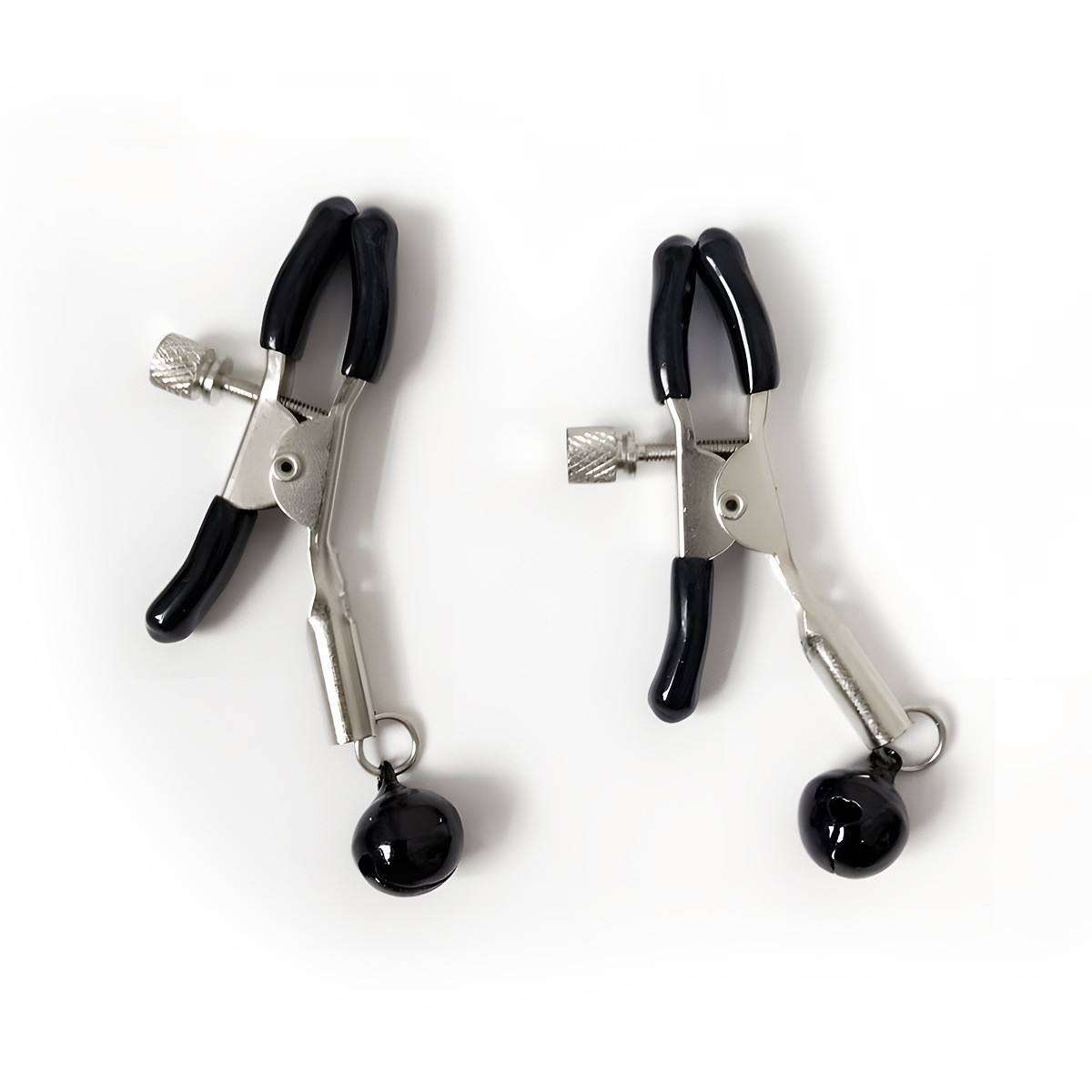 Metal Nipple Clamps with Bells Fetish BDSM Bondage Breast Clips Nipple Stimulator - Lovetoys wholesales shop