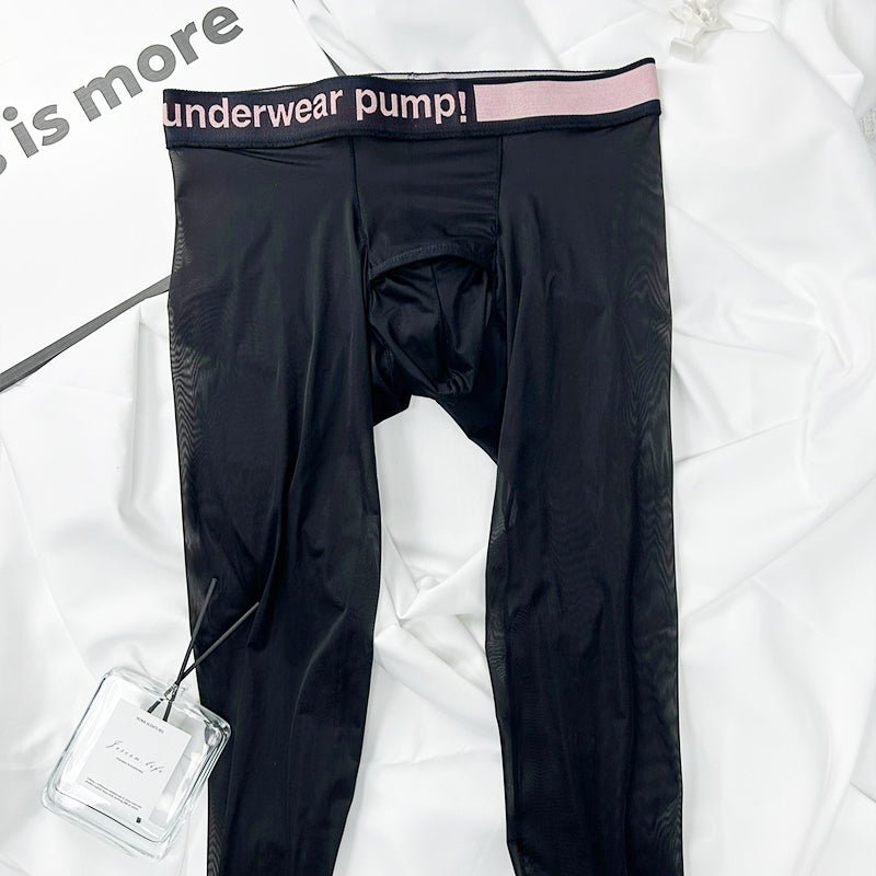 MP2307 Men's Transparent Sports Fitness Leggings - Lovetoys wholesales shop