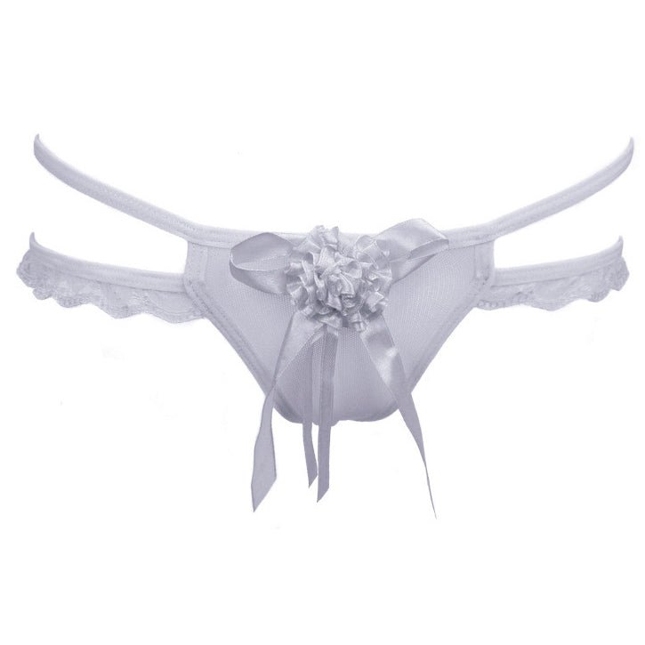Multi - color Ball - flower Mesh thong T - back G - string Panties Underwear - Lovetoys wholesales shop