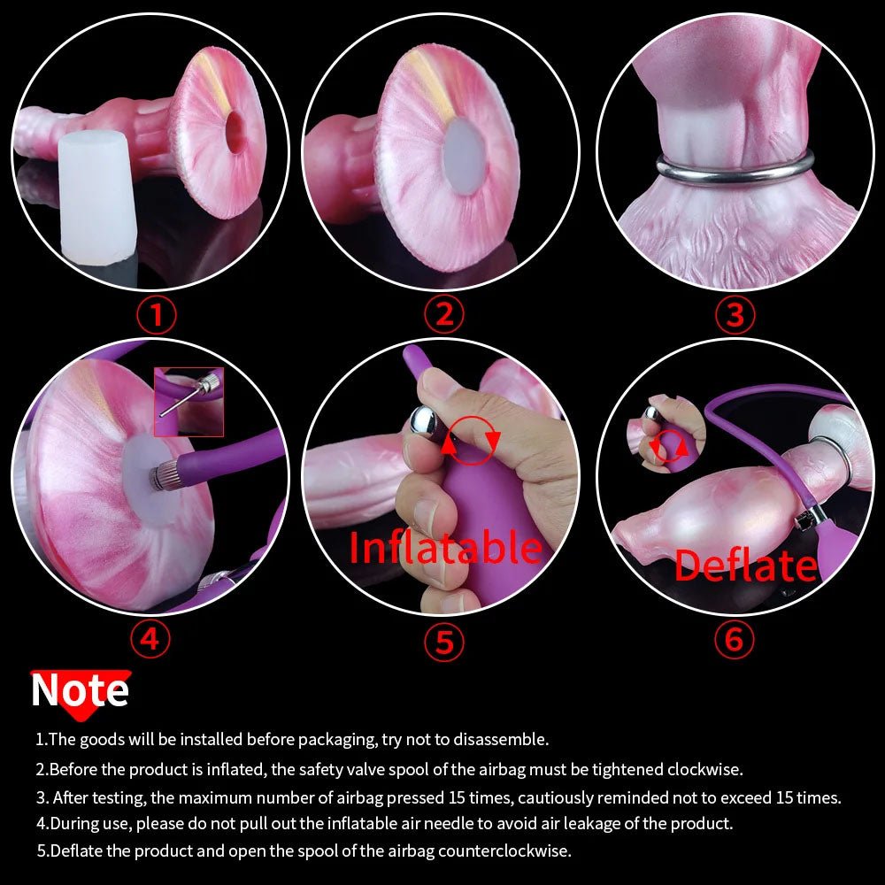 MV - X2507B Growler Inflatable Dog Cock - Lovetoys wholesales shop