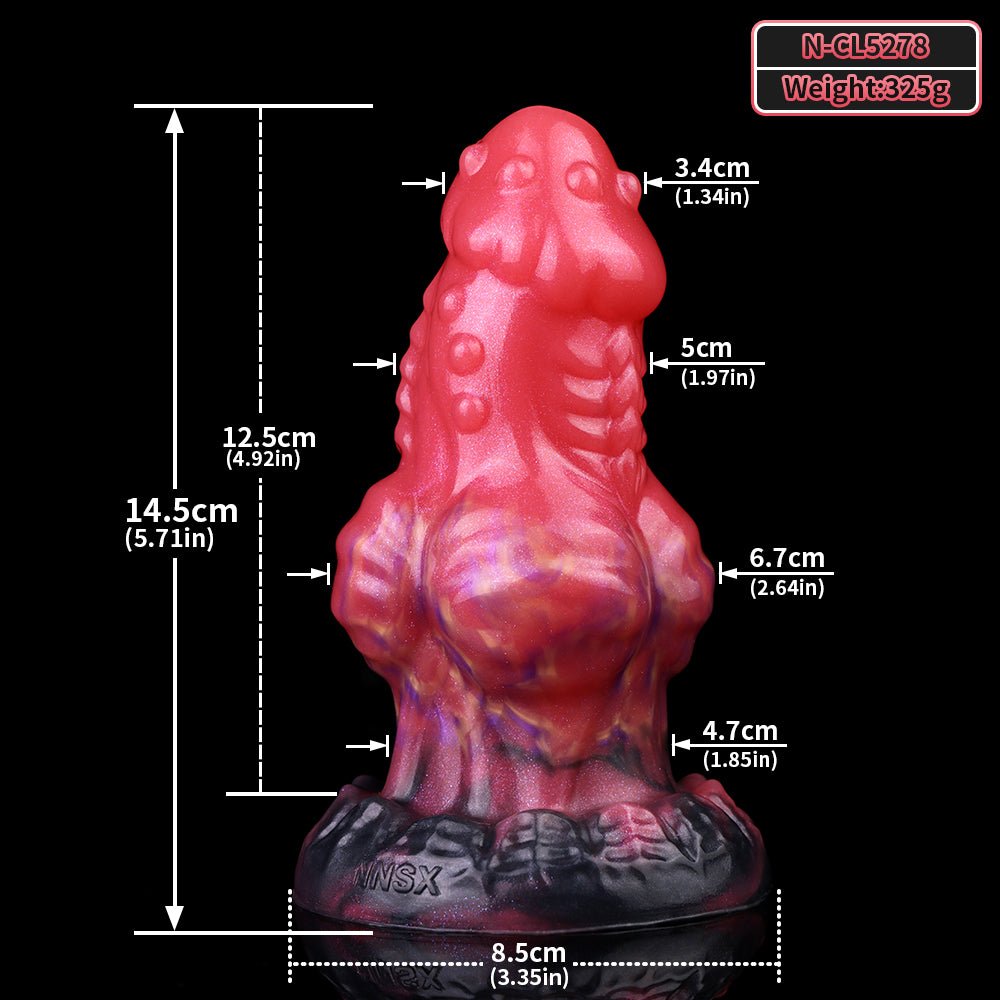 MV - X29049 Spiked Dragon Dildo Butt Plug - Lovetoys wholesales shop