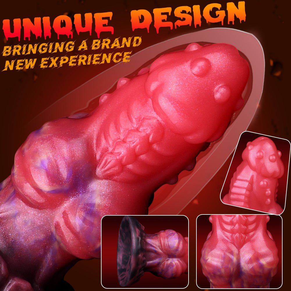 MV - X29049 Spiked Dragon Dildo Butt Plug - Lovetoys wholesales shop