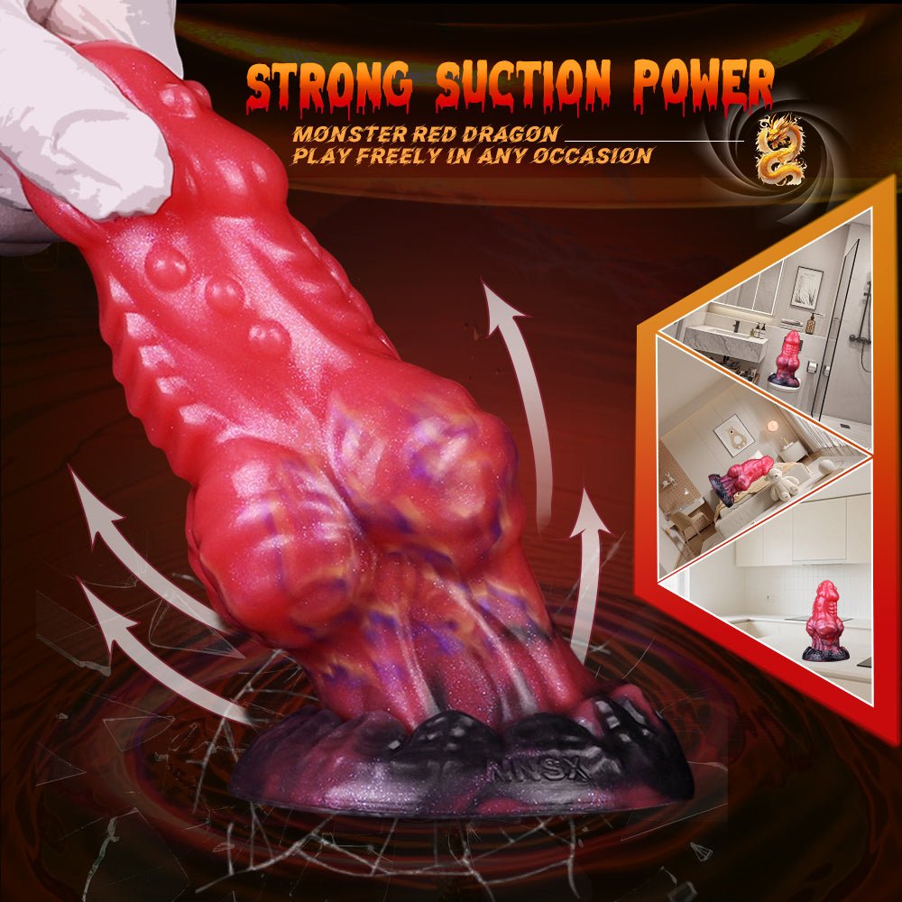 MV - X29049 Spiked Dragon Dildo Butt Plug - Lovetoys wholesales shop
