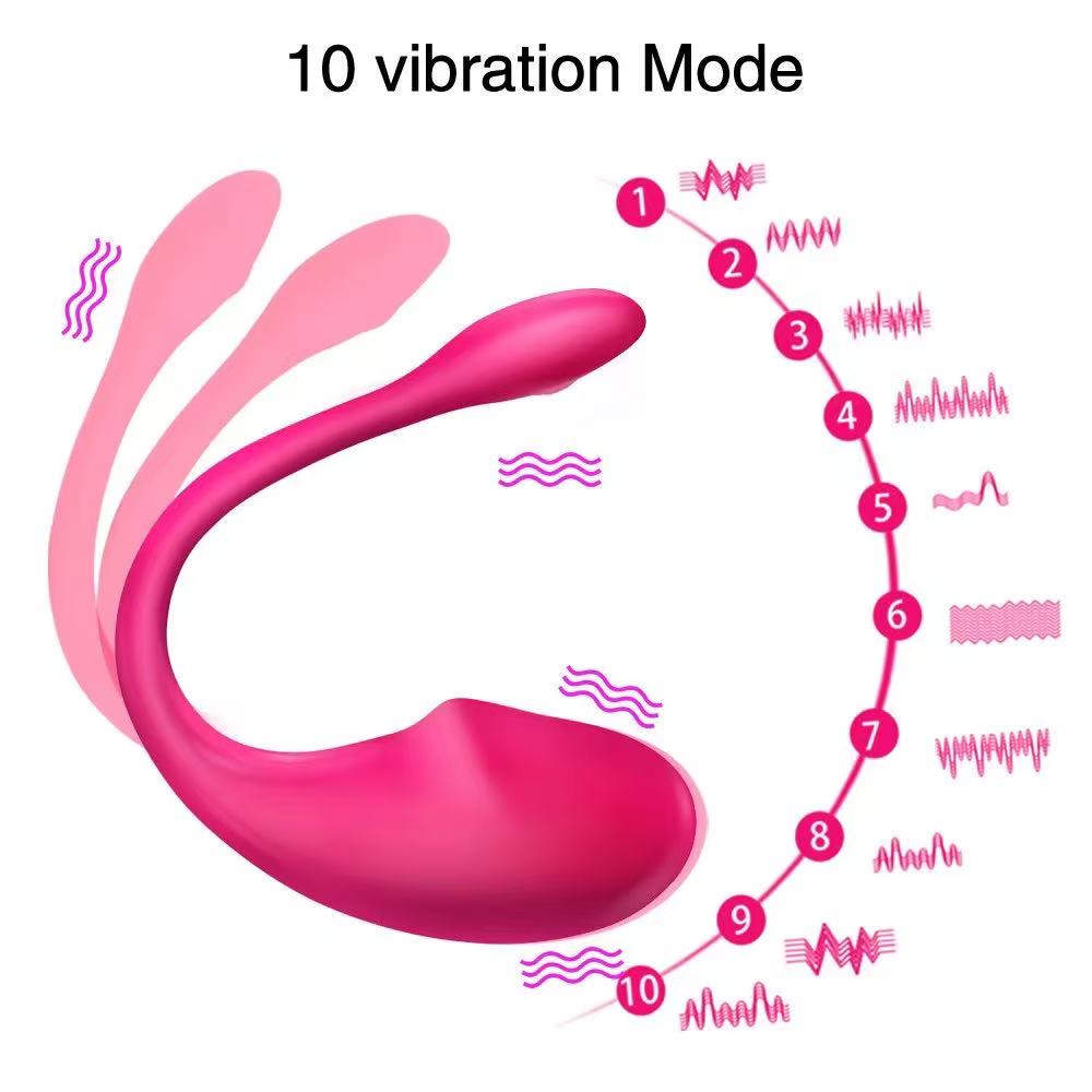 MV - X3249C Tadpole APP Smart Vibration Egg/Color - Rose - Lovetoys wholesales shop