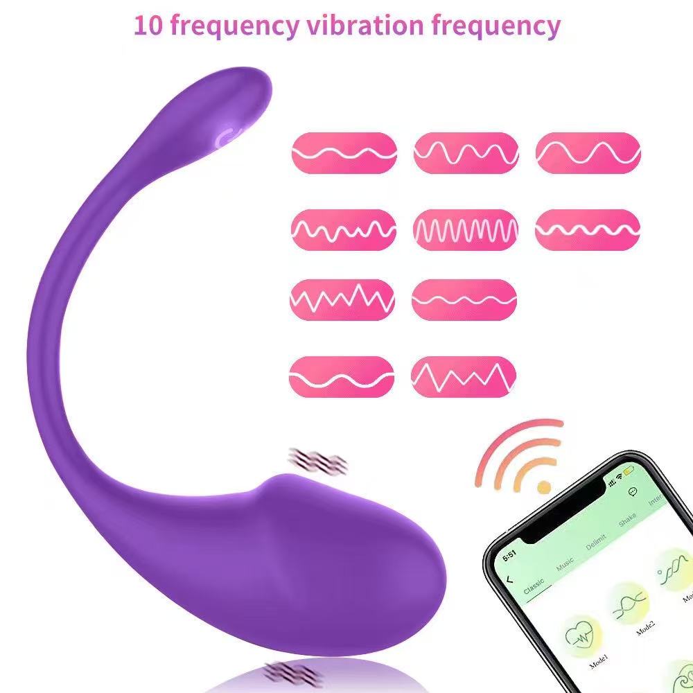 MV - X3249C Tadpole APP Smart Vibration Egg/Color - Rose - Lovetoys wholesales shop