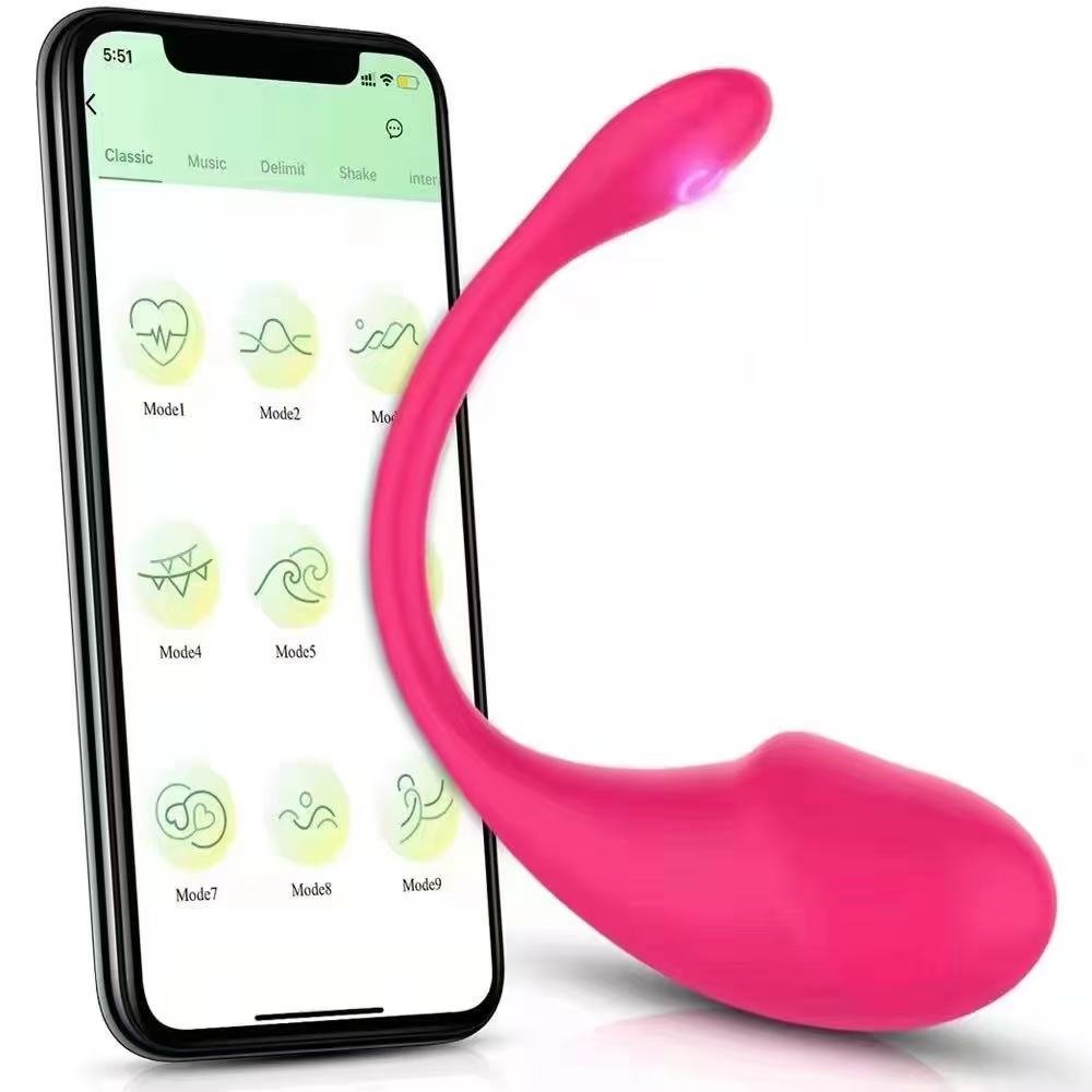 MV - X3249C Tadpole APP Smart Vibration Egg/Color - Rose - Lovetoys wholesales shop