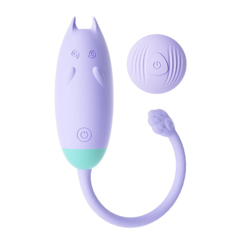 MV - X3251 10 Frequency Vibration Cat Wireless Sex Bullet Vibrator - Purple - Lovetoys wholesales shop