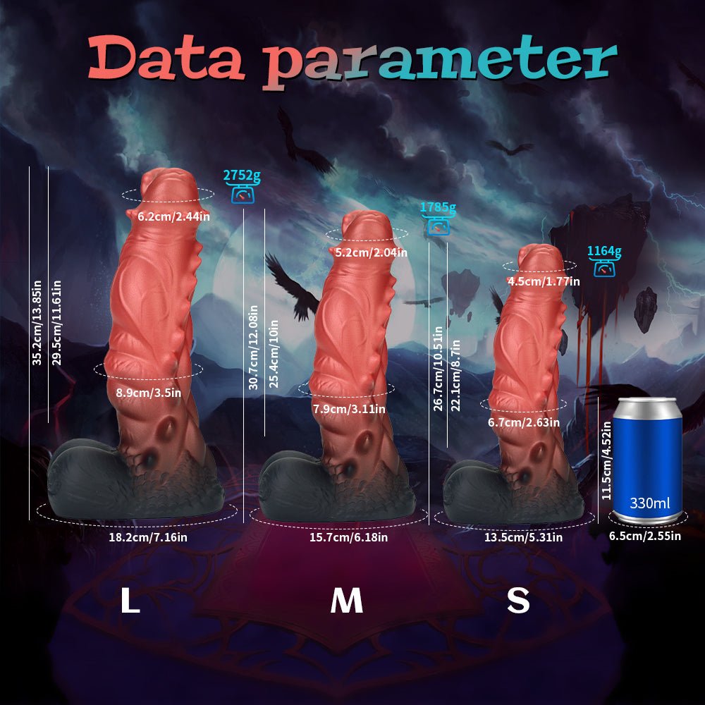 MV - X4283 Muscle Man Fantasy Dragon Realistic Dildo - XXL - Lovetoys wholesales shop