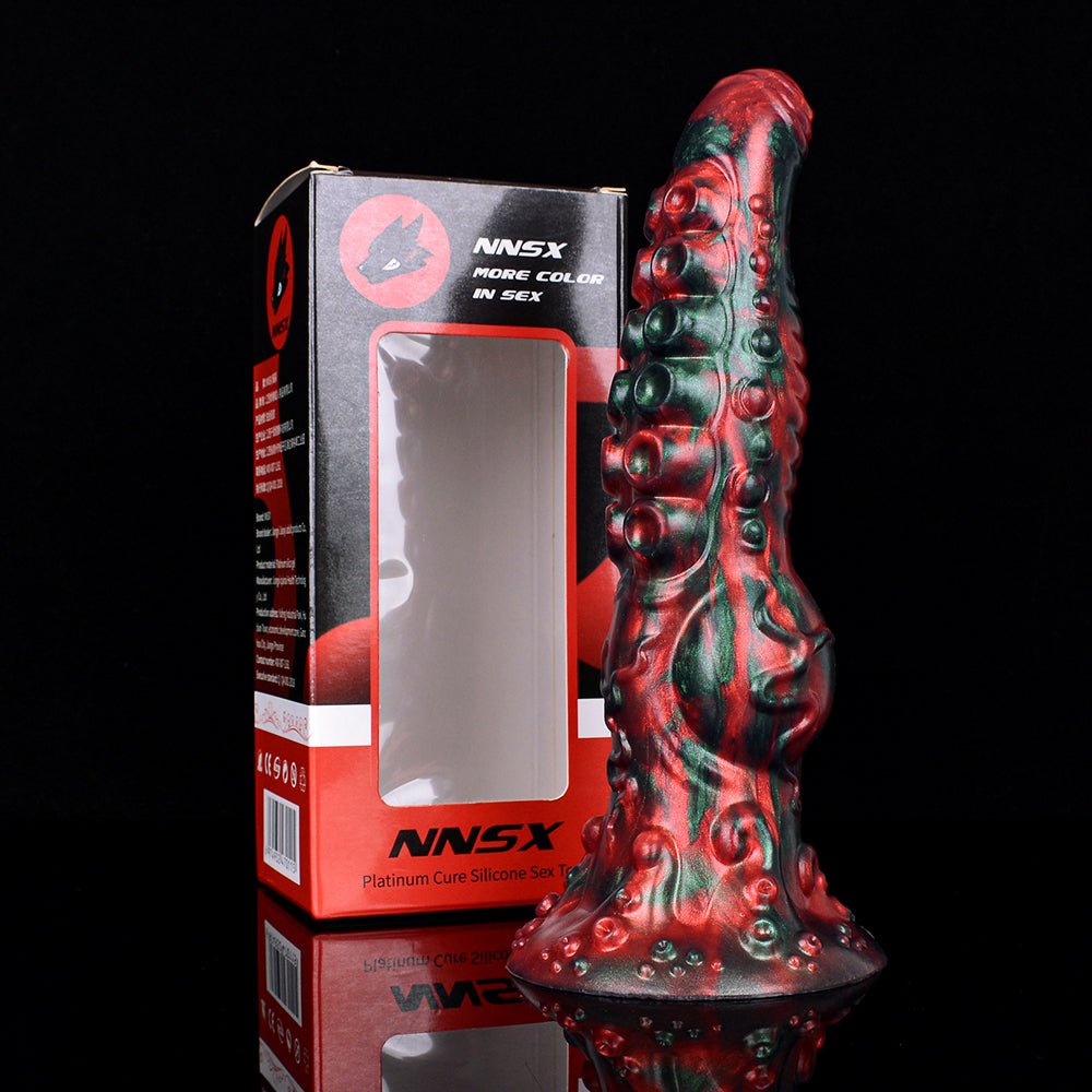 MV - X4790 Red Devils Silicone 9.6" Horse Dick - Lovetoys wholesales shop