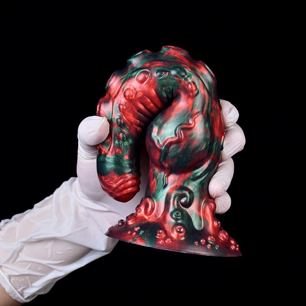 MV - X4790 Red Devils Silicone 9.6" Horse Dick - Lovetoys wholesales shop