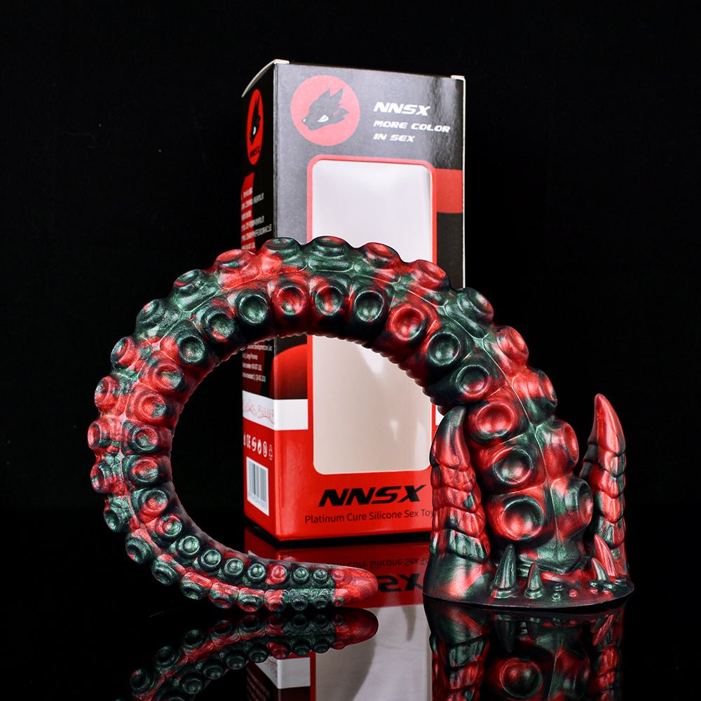 MV - X4794 Red Devils Silicone 17.5" Horse Dick - Lovetoys wholesales shop